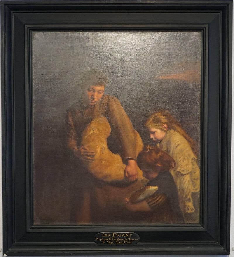 The bread by Émile Friant — Oil Painting Reproduction