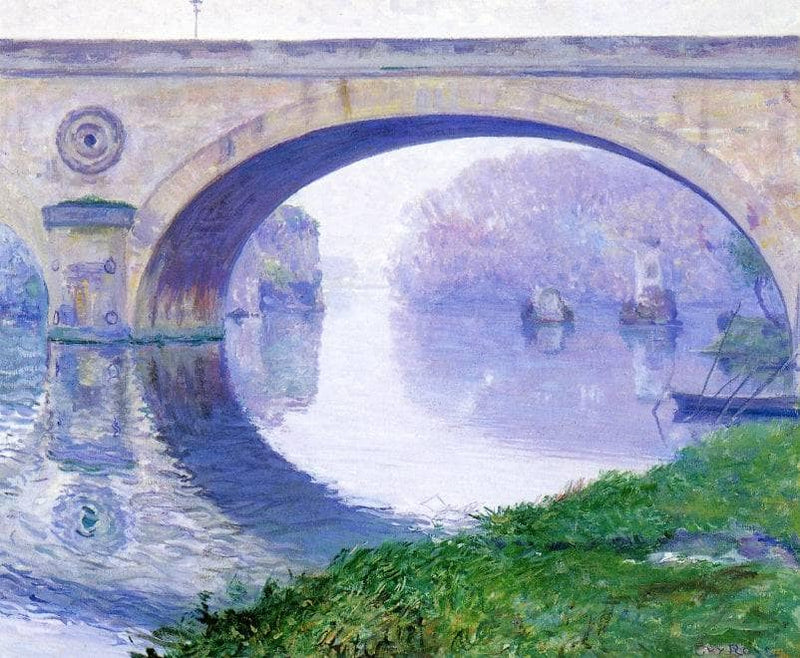 The Bridge at Vernon by Guy Rose — Oil Painting Reproduction