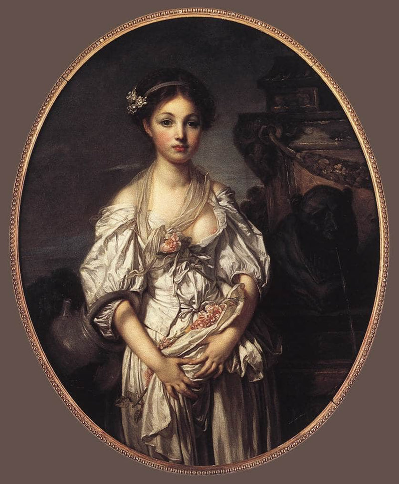 The Broken Pitcher by Jean-Baptiste Greuze — Oil Painting Reproduction