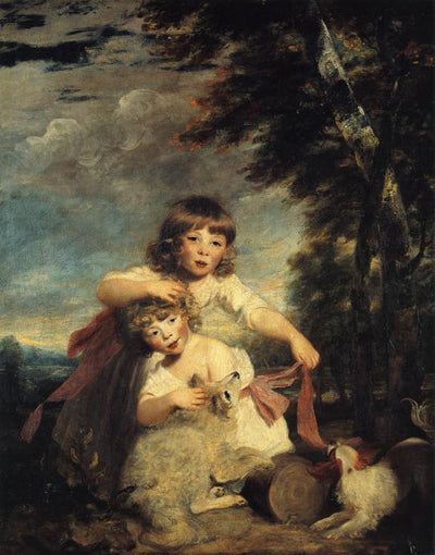 The Brummell Children in hallway