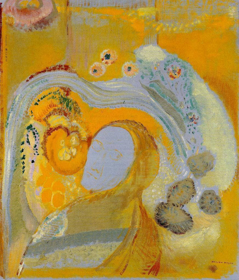 The Buddha by Odilon Redon — Oil Painting Reproduction