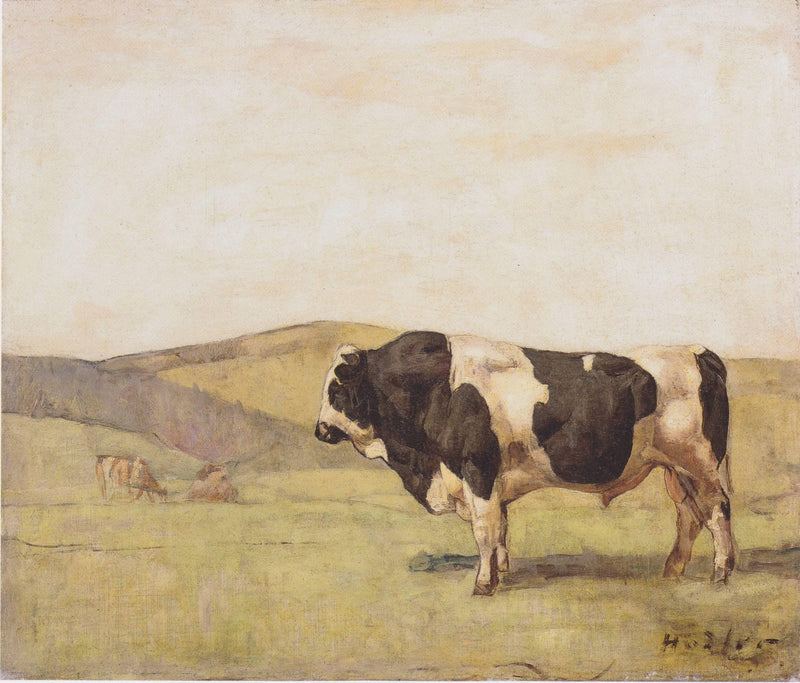 The bull by Ferdinand Hodler — Oil Painting Reproduction