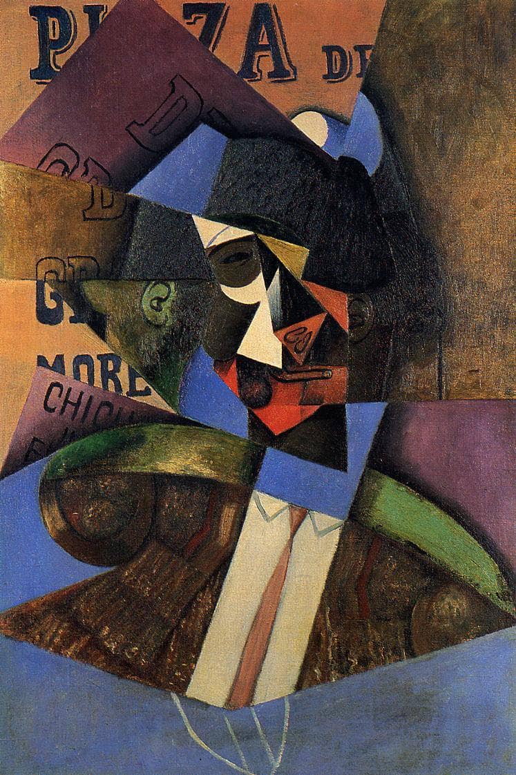 The Bull Fighter by Juan Gris — Oil Painting Reproduction