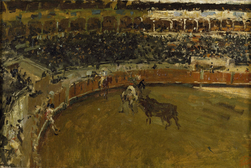 The bullfight by Marià Fortuny — Oil Painting Reproduction