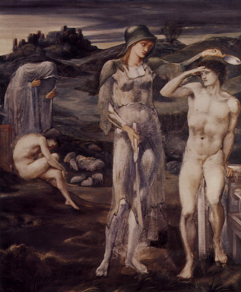 The Calling of Perseus by Edward Burne-Jones — Oil Painting Reproduction