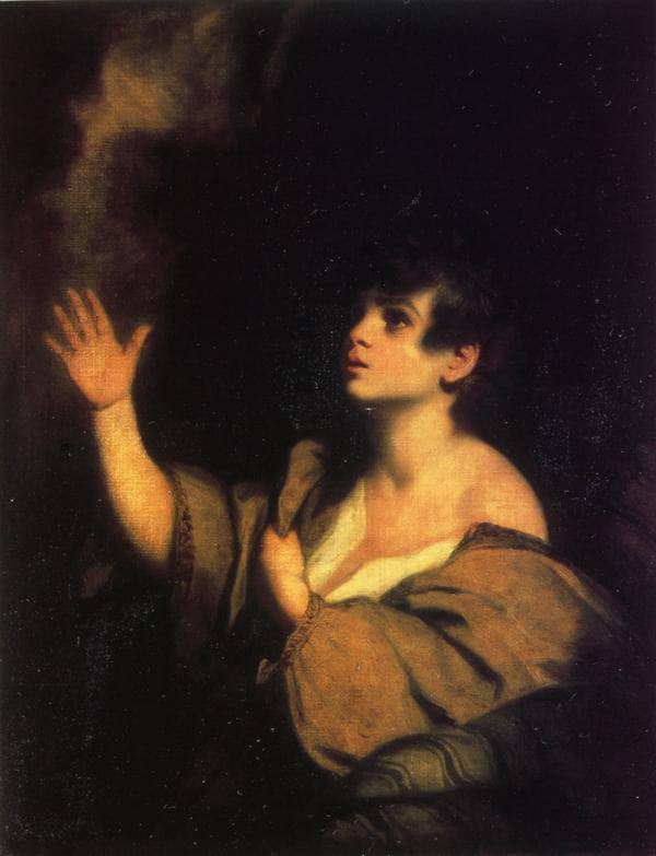 The Calling of Samuel by Joshua Reynolds — Oil Painting Reproduction