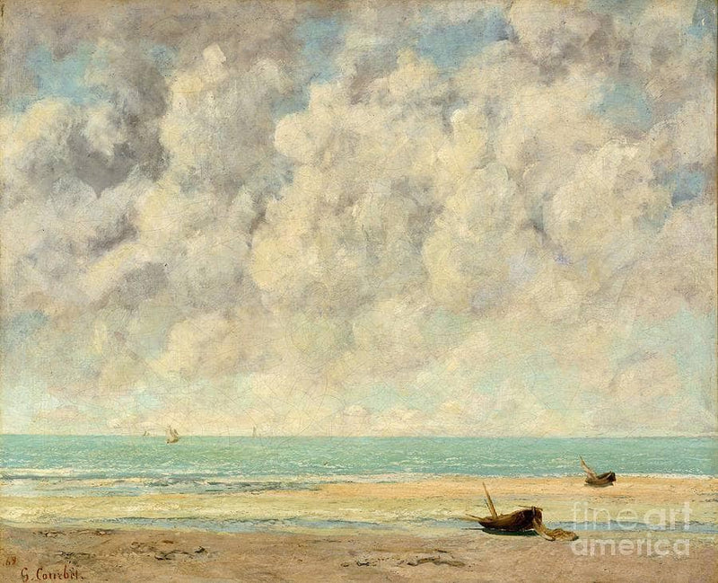 The Calm Sea by Gustave Courbet — Oil Painting Reproduction