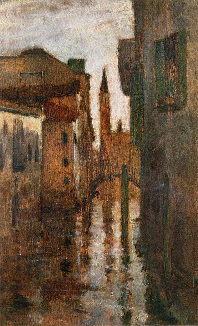 The Campanile, Late Afternoon by John Henry Twachtman — Oil Painting Reproduction