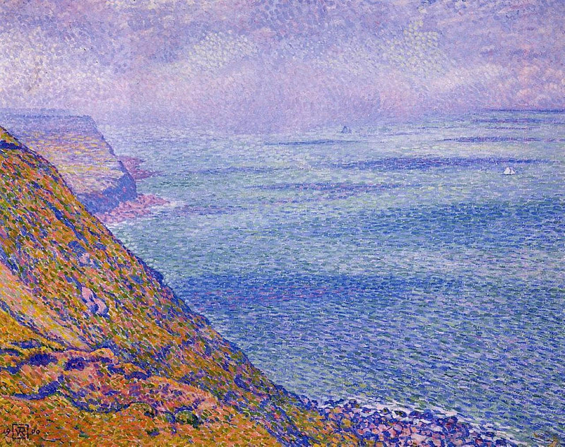 The Cap Gris Nez by Theo van Rysselberghe — Oil Painting Reproduction