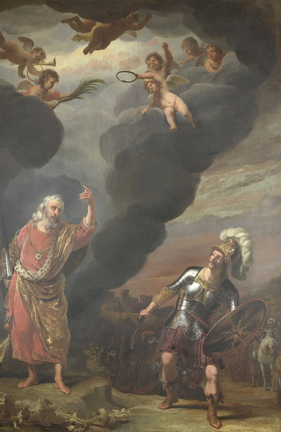 The Captain of God's Army Appearing to Joshua in hallway