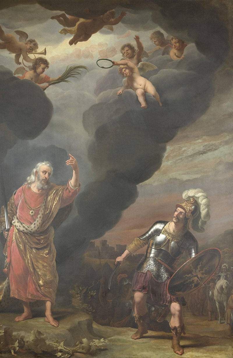 The Captain of God's Army Appearing to Joshua by Ferdinand Bol — Oil Painting Reproduction