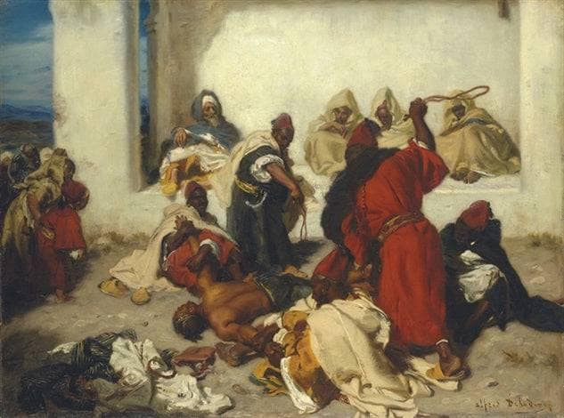 The captured thief by Alfred Dehodencq — Oil Painting Reproduction