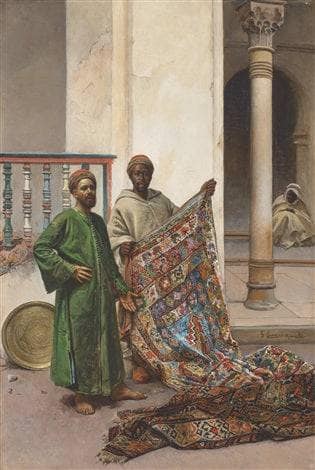 The carpet merchant in study