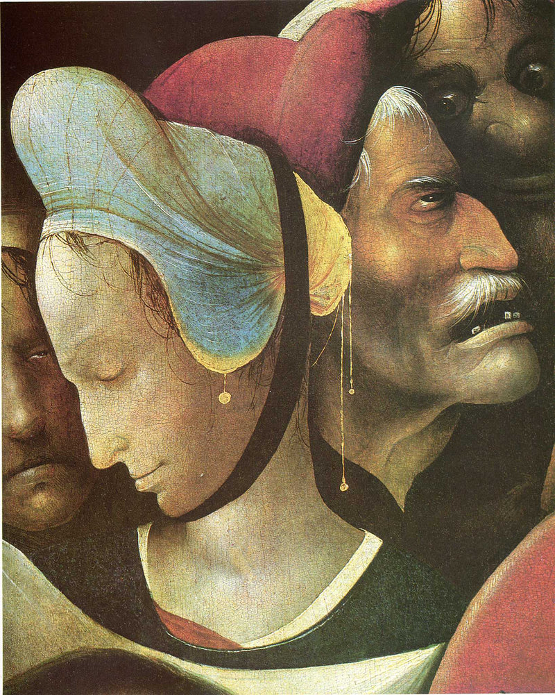 The Carrying of the Cross, Christ and St. Veronica by Hieronymus Bosch — Oil Painting Reproduction