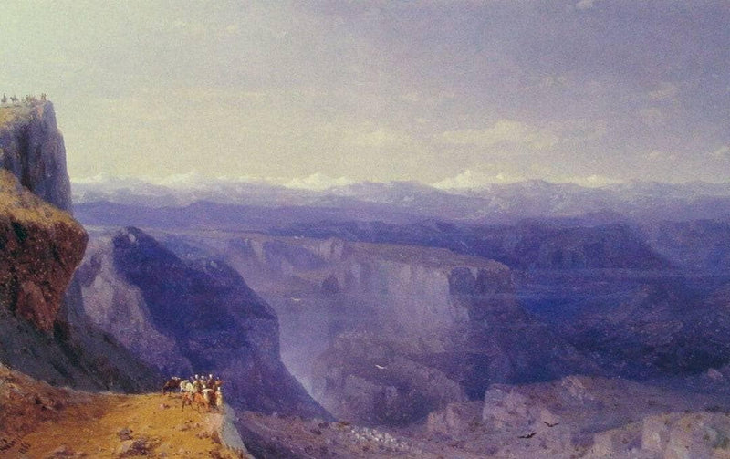 The Caucasus by Ivan Aivazovsky — Oil Painting Reproduction