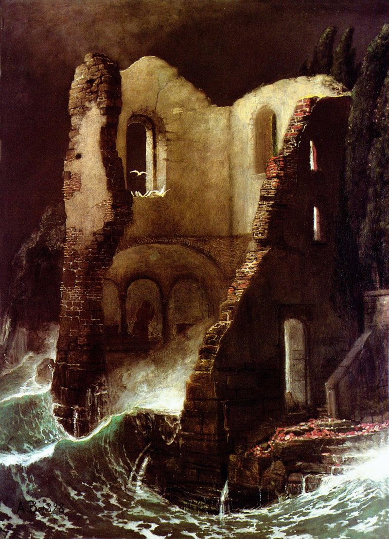 The Chapel by Arnold Böcklin — Oil Painting Reproduction