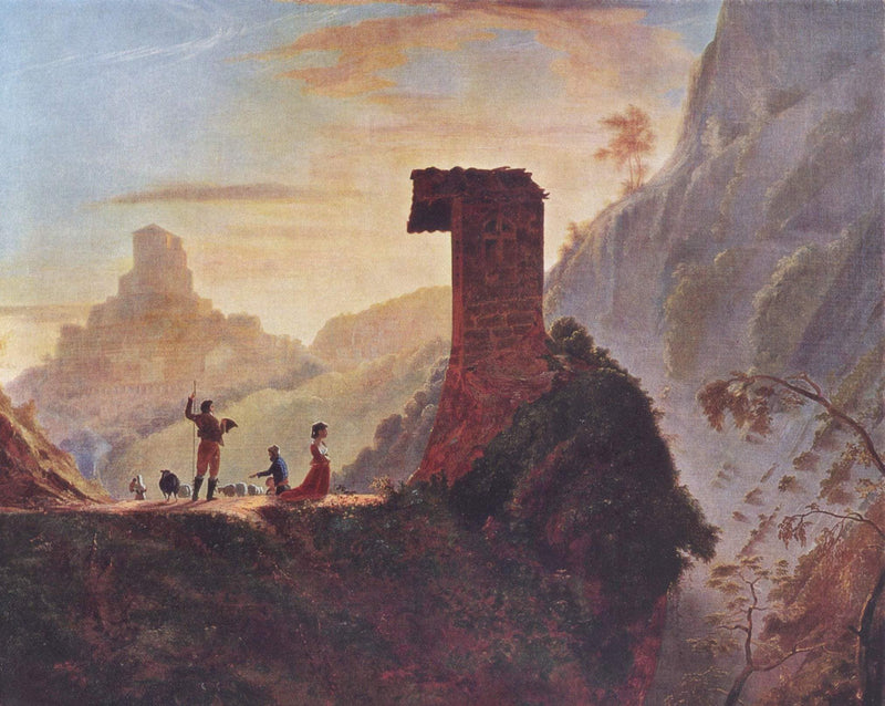 The Chapel of the Virgin at Subiaco by Samuel Morse — Oil Painting Reproduction
