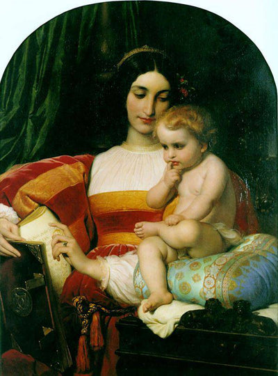 The Childhood of Pico della Mirandola in entryway