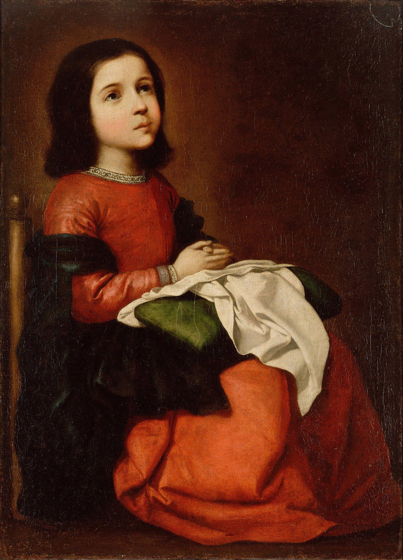 The Childhood of the Virgin by Francisco de Zurbaran — Oil Painting Reproduction