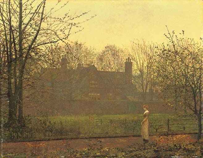 The Chill of Autumn by John Atkinson Grimshaw — Oil Painting Reproduction