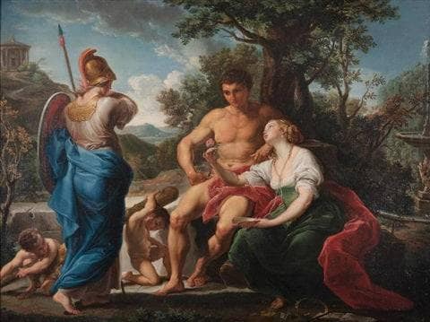 The Choice of Hercules by Pompeo Batoni — Oil Painting Reproduction