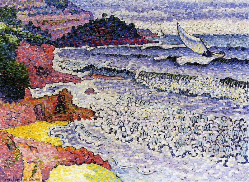 The Choppy Sea by Henri-Edmond Cross — Oil Painting Reproduction