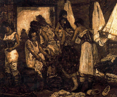 The Chorus Girls in apartment