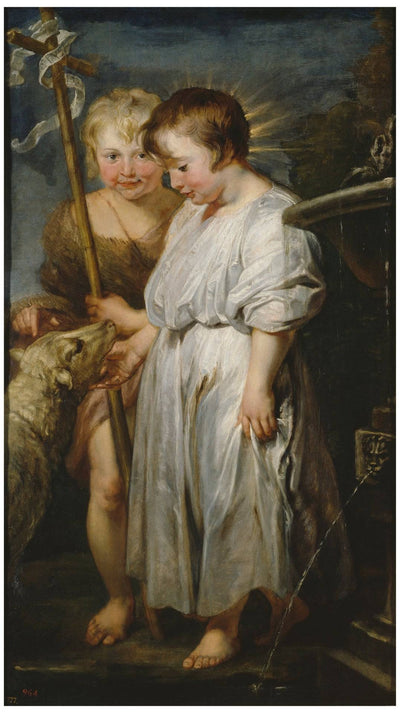 The Christ Child, Saint John and the Lamb in master bedroom