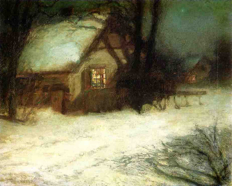 The Christmas Tree by John Henry Twachtman — Oil Painting Reproduction