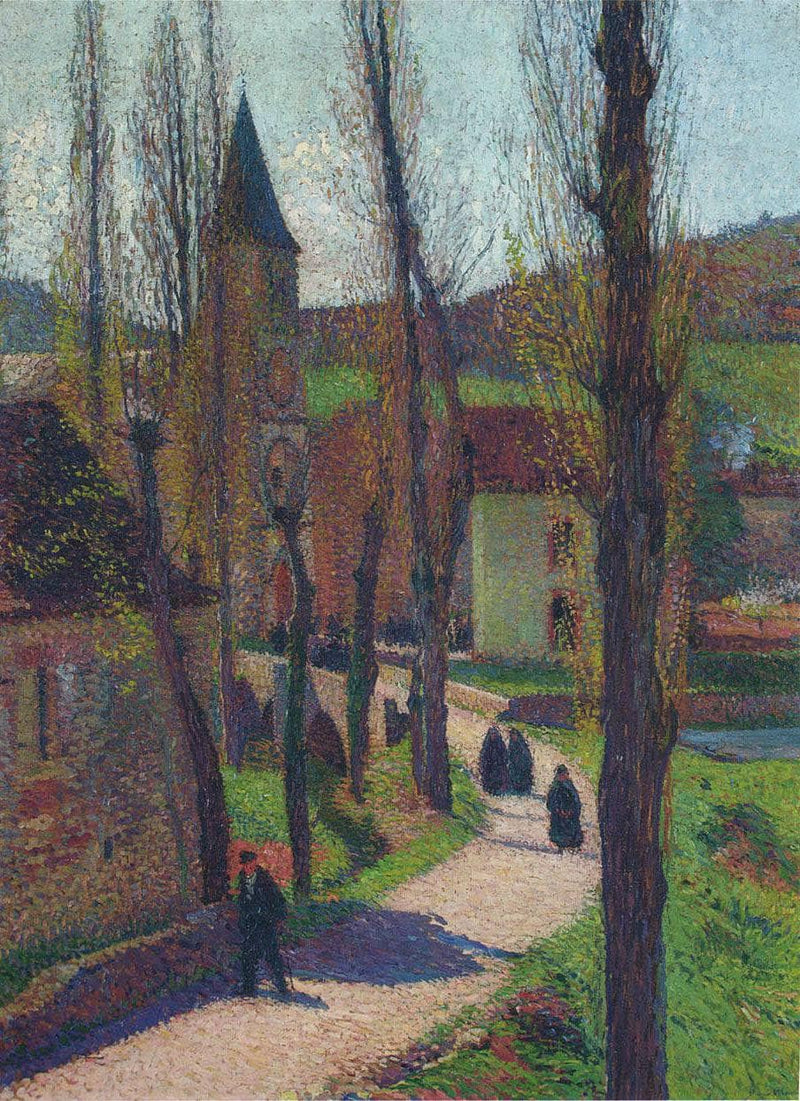 The Church in Labastide du Vert by Henri Martin — Oil Painting Reproduction