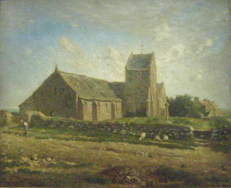 The Church of Greville by Jean-Francois Millet — Oil Painting Reproduction