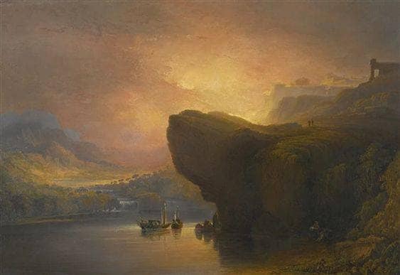 The City of God and the Waters of Life by John Martin — Oil Painting Reproduction