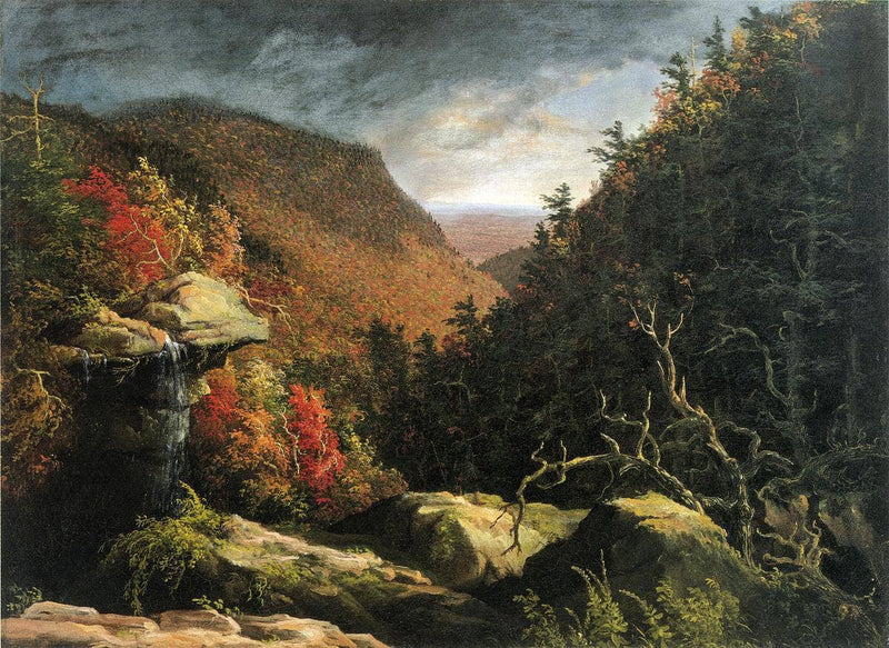 The Clove, Catskills (Double impact) by Thomas Cole — Oil Painting Reproduction