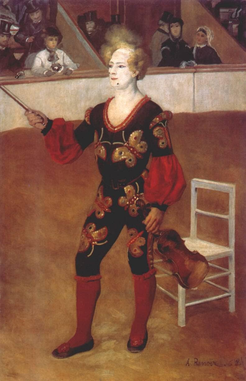 The Clown (James Bollinger Mazutreek) by Pierre-Auguste Renoir — Oil Painting Reproduction