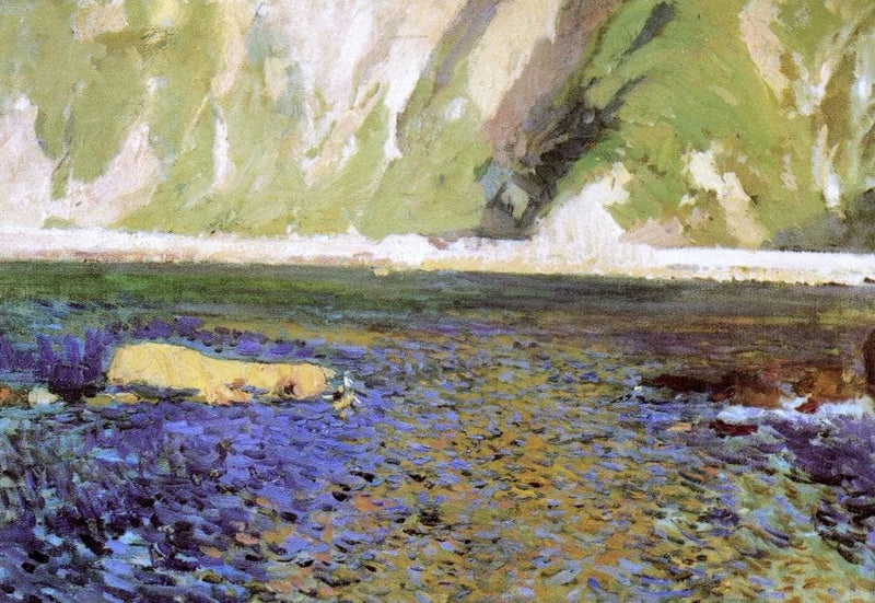 The Coast near San Sebastian by Joaquín Sorolla — Oil Painting Reproduction