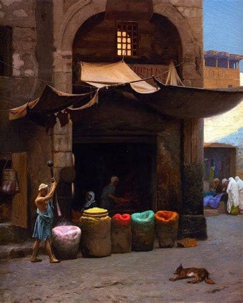 The Color Grinder by Jean-Leon Gerome — Oil Painting Reproduction