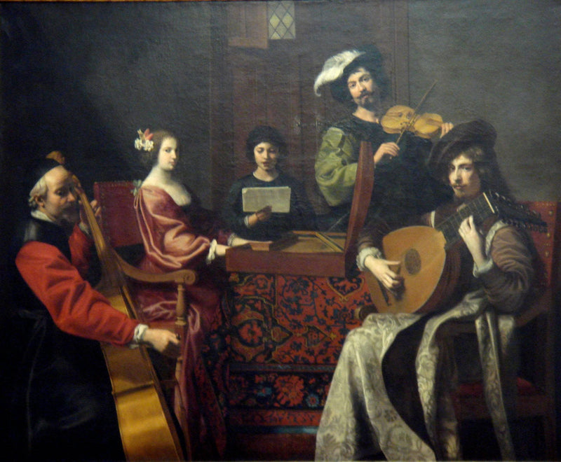 The Concert by Nicolas Tournier — Oil Painting Reproduction
