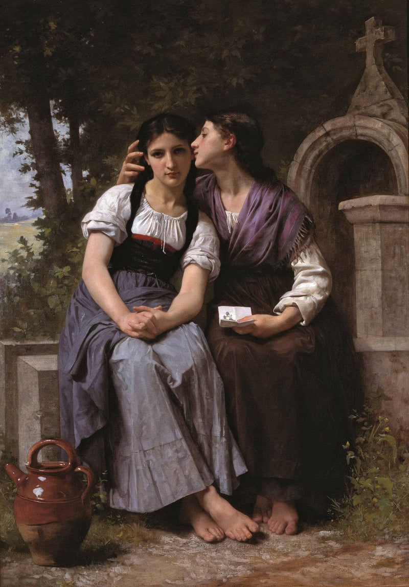 The Confidence by Elizabeth Jane Gardner — Oil Painting Reproduction