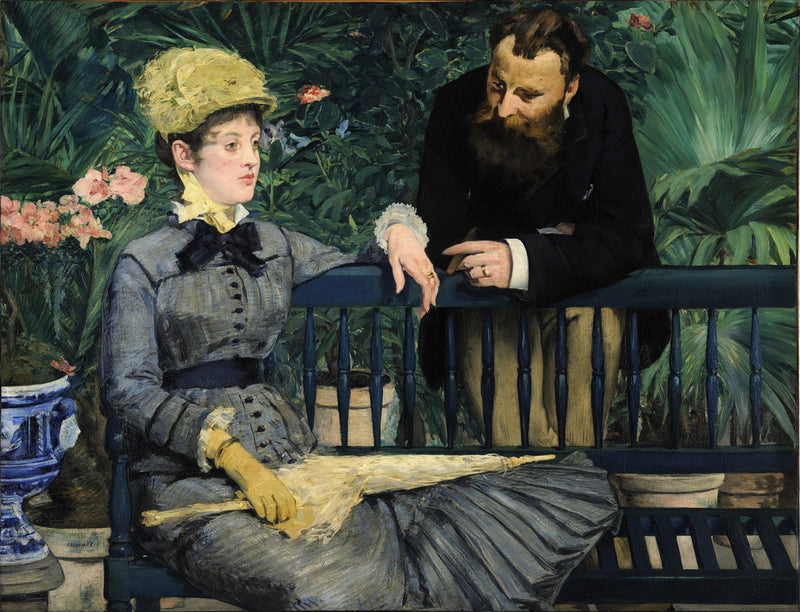 The conservatory by Edouard Manet — Oil Painting Reproduction