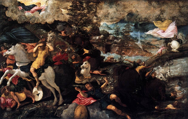 The Conversion of Saul by Tintoretto — Oil Painting Reproduction