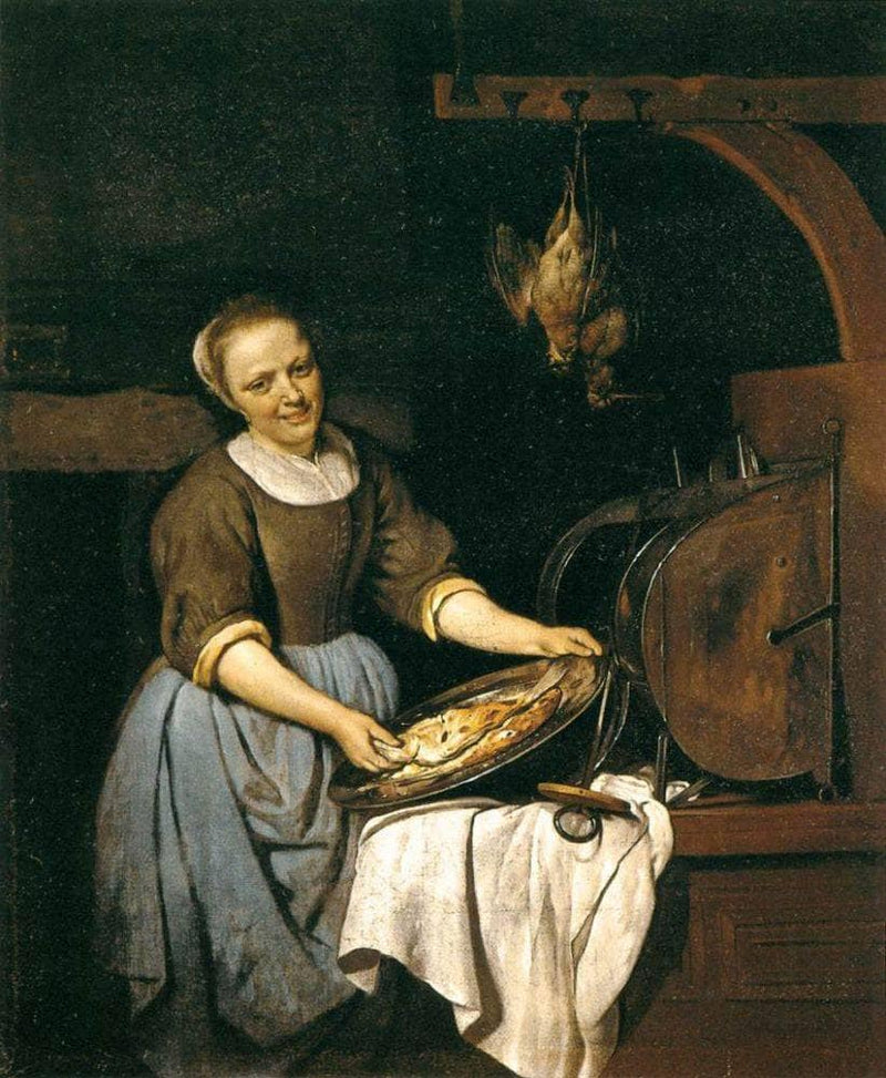 The Cook by Gabriel Metsu — Oil Painting Reproduction