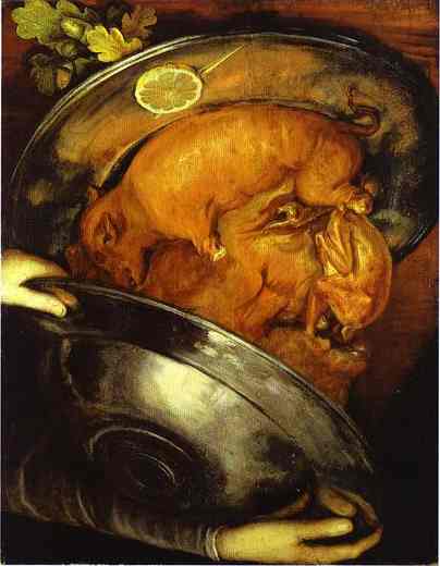 The Cook by Giuseppe Arcimboldo — Oil Painting Reproduction
