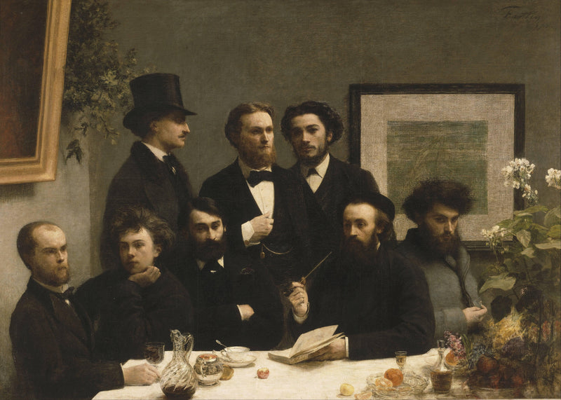 The Corner of the Table by Henri Fantin-Latour — Oil Painting Reproduction