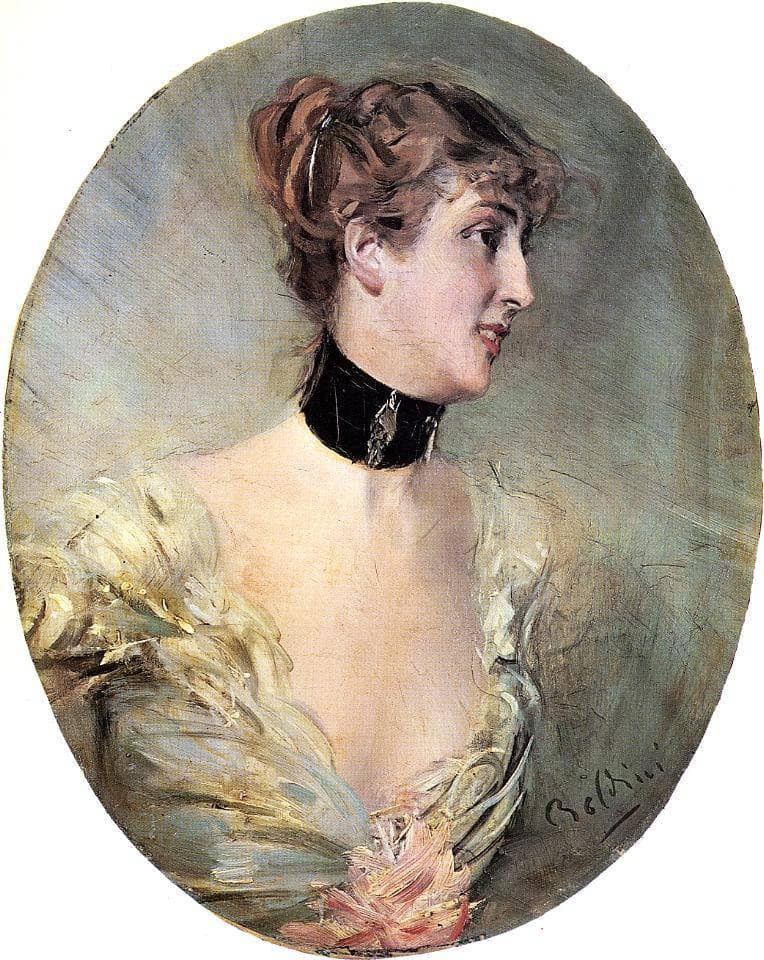 The Countess Ritzer by Giovanni Boldini — Oil Painting Reproduction