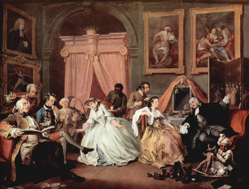 The Countess's Morning Levee by William Hogarth — Oil Painting Reproduction