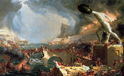 The Course of Empire: Destruction in entryway