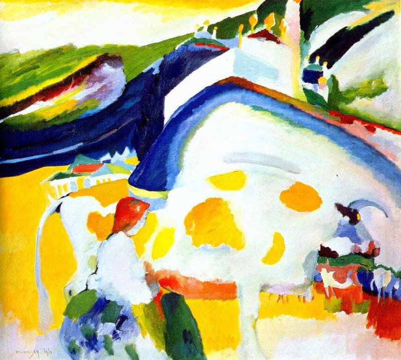 The cow by Wassily Kandinsky — Oil Painting Reproduction