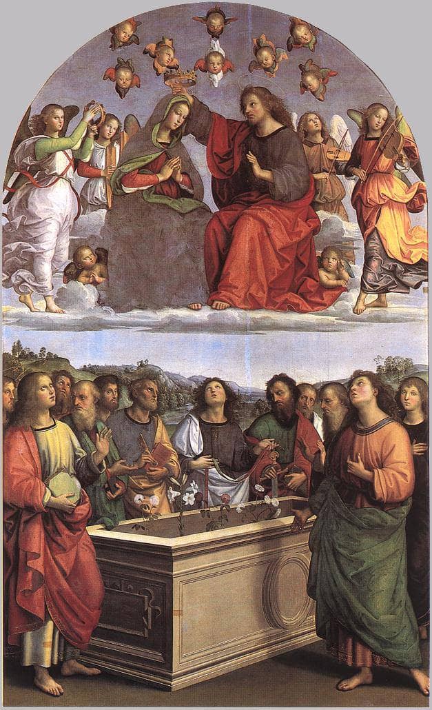 The Crowning of the Virgin by Raphael — Oil Painting Reproduction