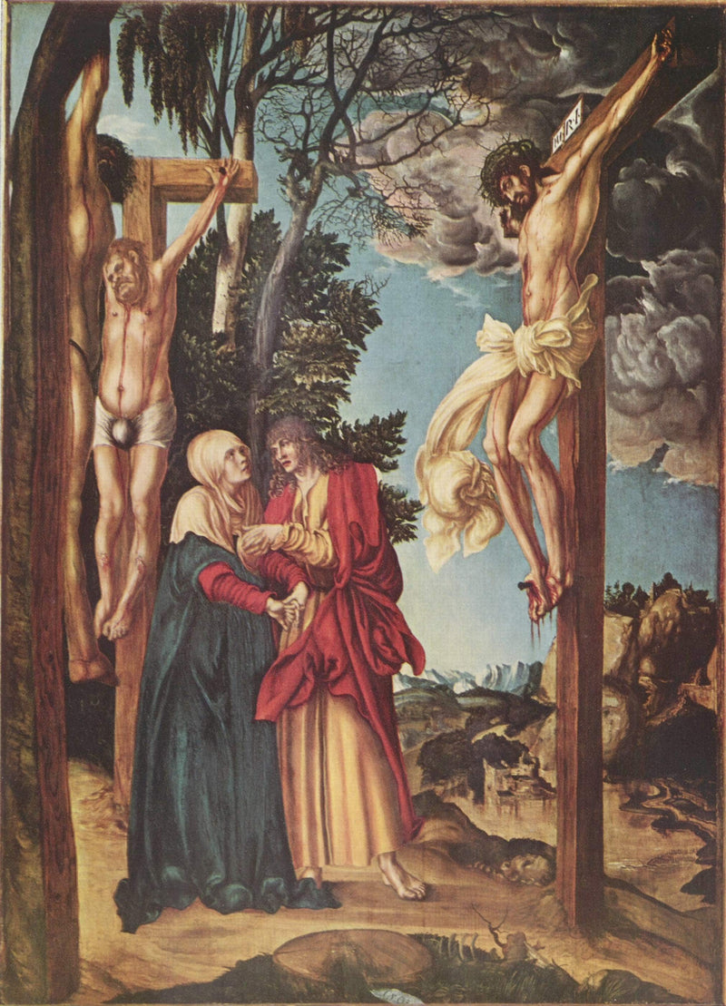The Crucifixion by Lucas Cranach the Elder — Oil Painting Reproduction