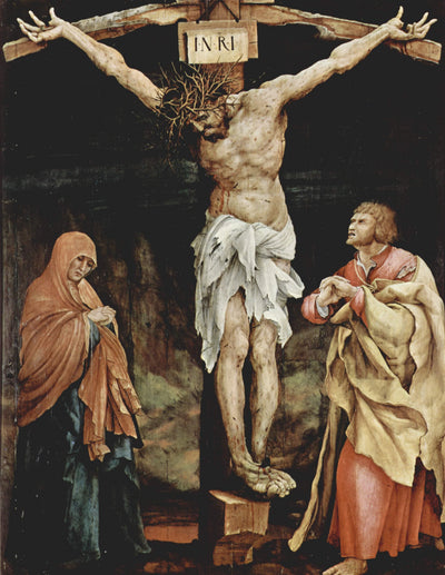 The Crucifixion in home office
